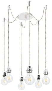 Redlux Lampa wisząca KOMBIX R11786 CHP+CZK+CHO 230V E27 6x28W - Lampy sufitowe - miniaturka - grafika 2