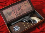 Repliki - broń - Hiszpania COLT PEACE MAKER 1873r SINGLE ACTION ARMY CAL 45 krótki stalowy kość - miniaturka - grafika 1