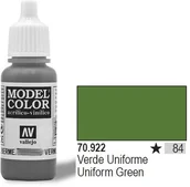 Akcesoria i części modelarskie - VALLEJO Farba Nr84 USA Uniform Matt 17ml - miniaturka - grafika 1