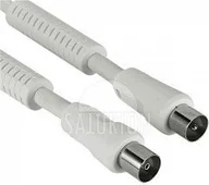 Kable - Hama kabel antenowy 90dB biały 3m filtr ferrytowy (43569) - miniaturka - grafika 1