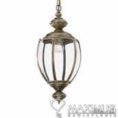Oprawy, klosze i abażury - Ideal Lux NORMA SP1 BIG BRUNITO oprawa wisząca 1 x 60W E27 05911 00591 - miniaturka - grafika 1