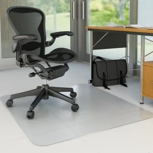 Q-Connect PBS Mata pod krzesło na twarde podłogi prostokątna 117x152 cm PB085 - Podnóżki, podpórki, podkładki Q-Connect PBS Mata pod krzesło na twarde podłogi prostokątna 117x152 cm PB085 - Podnóżki, podpórki, podkładki - miniaturka - grafika 1