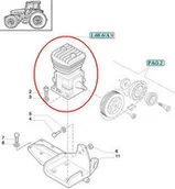 Części i akcesoria do maszyn rolniczych - CNH SPRĘŻARKA POWIETRZA 82003029 - miniaturka - grafika 1