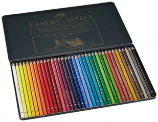 Faber-Castell Kredki Polychromos Faber-Castell metalowe opakowanie 36 szt 110036 - Przybory szkolne - miniaturka - grafika 2
