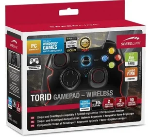 Speed Link Torid Wireless Black (SL-6576-BK-02) - Kontrolery gier na PC - miniaturka - grafika 2
