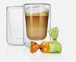 Blomus Zestaw szklanek do cappuccino BLOMUS Nero, 0,25 l, 2 szt. - Miseczki i talerzyki dla dzieci - miniaturka - grafika 2