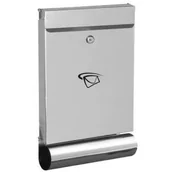 Skrzynki na listy - Skrzynka na listy nierdzewna S-08NT z tubą na prase - miniaturka - grafika 1