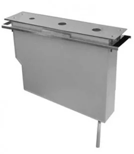 Tres 3-otworowy ZESTAW MONTAŻOWY ze zbiornikiem do odprowadzania resztek wody 162245 - Syfony - miniaturka - grafika 3