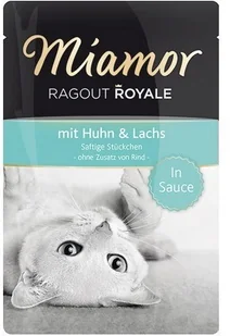 Miamor Ragout Royale z kurczakiem i łososiem w sosie Saszetka 100g 11611 - Mokra karma dla kotów - miniaturka - grafika 2