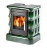 Wkłady kominkowe - Haas+Sohn piec kaflowy MANTA kaflowy top zieleń - miniaturka - grafika 1
