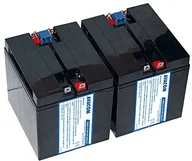 Ładowarki i akumulatory - Avacom AVACOM AVA-RBC55 zamiennik do RBC55 USV Akumulator firmy Czarny 8591849036753 - miniaturka - grafika 1