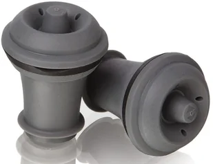 Vacu Vin zatyczka do wina próżniowa 3,2 x 4 cm gumowa ciemnoszara 2 szt twm_1007037 - Pozostałe akcesoria kuchenne - miniaturka - grafika 3