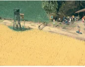 Kolejki i akcesoria - Busch Pole pszenicy skala H0 - miniaturka - grafika 1