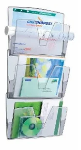 CEP Zestaw naścienny ReCaption, 3 Półki, dymny C170-91 - Półki na dokumenty - miniaturka - grafika 3