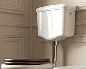 Spłuczki - Kerasan Retro mechanizm do spłuczki dolnopłuk złoto oro 751391 - miniaturka - grafika 1