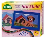 Prace ręczne dla dzieci - Lena Wyszywanka Piesek Dostawa za 0 zł do punktów odbioru. - miniaturka - grafika 1