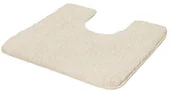 Dywaniki łazienkowe - Kleine Wolke 4071202130 dywanik do toalety Seattle dywanik łazienkowy, poliester, 55 x 50 x 3 cm, naturalny - miniaturka - grafika 1