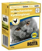 Mokra karma dla kotów - Bozita z Wątróbką Kurczaka kawałki w galaretce Kartonik 370g 1222 - miniaturka - grafika 1