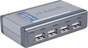 Huby USB - D-Link Koncentrator D-link DUB-H4 koncentrator 4-portowy USB 2.0 (DUB-H4) - miniaturka - grafika 1