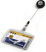 Identyfikatory - Durable Identyfikator DO KART 54X85 MM Z MECHANIZMEM ŚCIĄGAJĄCYM - miniaturka - grafika 1