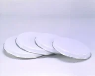 Akcesoria i części AGD - Krüger KRÜGER Abdeckplatten-Set 4-teilig weiss emailliert 19041 - miniaturka - grafika 1