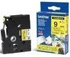 Brother TZEFX621 do PT2450 etyk lam żółta/Bk09mm*8 - Papier do drukarek - miniaturka - grafika 2