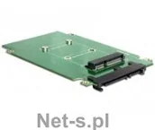 Adaptery i przejściówki - Delock ADAPTER SATA 22PIN->MSATA 2.5 (62432) - miniaturka - grafika 1