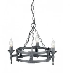 Elstead Lighting SAXON SAX3 BLK/SIL - Lampy sufitowe - miniaturka - grafika 2