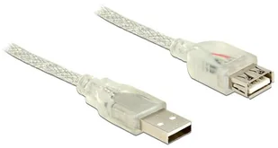 Delock Kabel USB A - A M/Ż 5.00m transparent 83885 - Kable USB - miniaturka - grafika 2