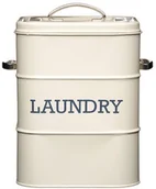 Pojemniki łazienkowe - pojemnik na proszek do prania Kitchen Craft Living Nostalgia kremowy LNLAUNDRYCR - miniaturka - grafika 1