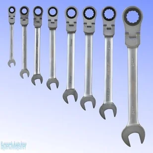 Hartsson Klucz 10mm płasko-oczkowy grzechotka przegub 14GP44 14GP44 - Klucze i nasadki - miniaturka - grafika 2