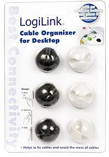 Logilink Organizator kabli Klips KAB0009 - Maskownice do kabli - miniaturka - grafika 5