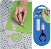 Pozostałe akcesoria dla plastyków - Fiskars Nożyk modelarski obrotowy na palec 4147 - miniaturka - grafika 1