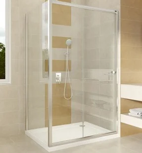 Omnires Bronx kabina prysznicowa 130x90x185cm przejrzysta S2050130+10P90 - Kabiny prysznicowe - miniaturka - grafika 3