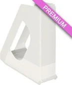 Pojemniki biurowe - Esselte Pojemnik na czasopisma Europost Vivida biały ES922-10 - miniaturka - grafika 1