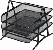 Półki na dokumenty - LEVIATAN Szuflada LEVIATAN 3szt. Siatka Czarna 7610 - miniaturka - grafika 1