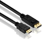 Kable - PureLink PI5100  125 wtyczka DisplayPort na HDMI Cable (20pin z wtyczkami na A HDMI 19pin) 12,5 m czarna PI5100-125 - miniaturka - grafika 1