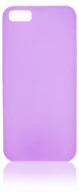 Etui i futerały do telefonów - XQISIT iPlate Ultra Thin na telefon komórkowy iPhone 5, Apple iPhone 5/5 S/SE, fioletowy - miniaturka - grafika 1