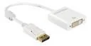 Delock 62600 cable gender changer DisplayPort 1.2 DVI-I 24+5 Biały, Adapter 4043619626007 - Inne akcesoria audio-wideo - miniaturka - grafika 4
