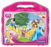 Klocki - Clementoni KLOCKI Cubes 24el Księżniczki 42424 (42424 ) - miniaturka - grafika 1