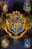 Plakaty - GBeye Harry Potter - Herby Domów - plakat FP3952 - miniaturka - grafika 1