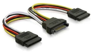 Qoltec 0.5 m rozgaleziacz SATA na 2xSATA M/2xF 27615 - Kable komputerowe i do monitorów - miniaturka - grafika 3