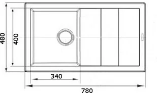 Pyramis Studio 070130301 - Zlewozmywaki - miniaturka - grafika 2