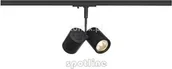 Lampy sufitowe - Spotline Bima 2 Czarny, z adapterem 1 - fazowym (143430) - - miniaturka - grafika 1