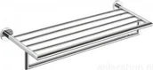 Półki łazienkowe - Bemeta Półka na ręczniki z relingiem OMEGA 104205072 - miniaturka - grafika 1