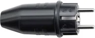 Kostki, złączki, wtyczki - Brennenstuhl Wtyczka elektryczna 1082040 IP44 czarny - miniaturka - grafika 1