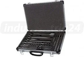 MAKITA D-19180 17 elementów - Zestaw dłut i wierteł skrzynka aluminium - Wiertła - miniaturka - grafika 3