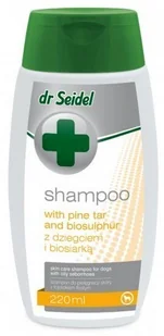 Dr Seidla Dr Seidel Szampon Dla Psów Z Dziegciem I Biosiarką 220Ml - Szampony i odżywki dla psów - miniaturka - grafika 2
