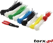 Inne akcesoria elektryczne - LogiLink Opaska zaciskowa zaciskowych 600szt. z obcinarką - KAB0019 - miniaturka - grafika 1