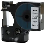 Dodatki do drukarek i skanerów - DYMO RHINO Aimotech Rurka (koszulka) termokurczliwa zamiennik do 5mm/2.5m biała czarny (RS5W) - miniaturka - grafika 1